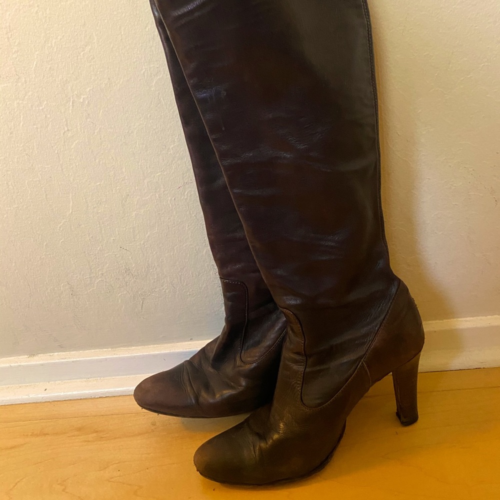 Cole Haan Brown Leather Boots